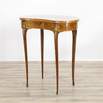 Image for Lot Louis XV Style Ormolu Mahogany Table au Rognon