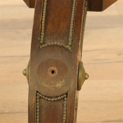 Louis XVI Style Brass Mounted Mahogany Gueridon