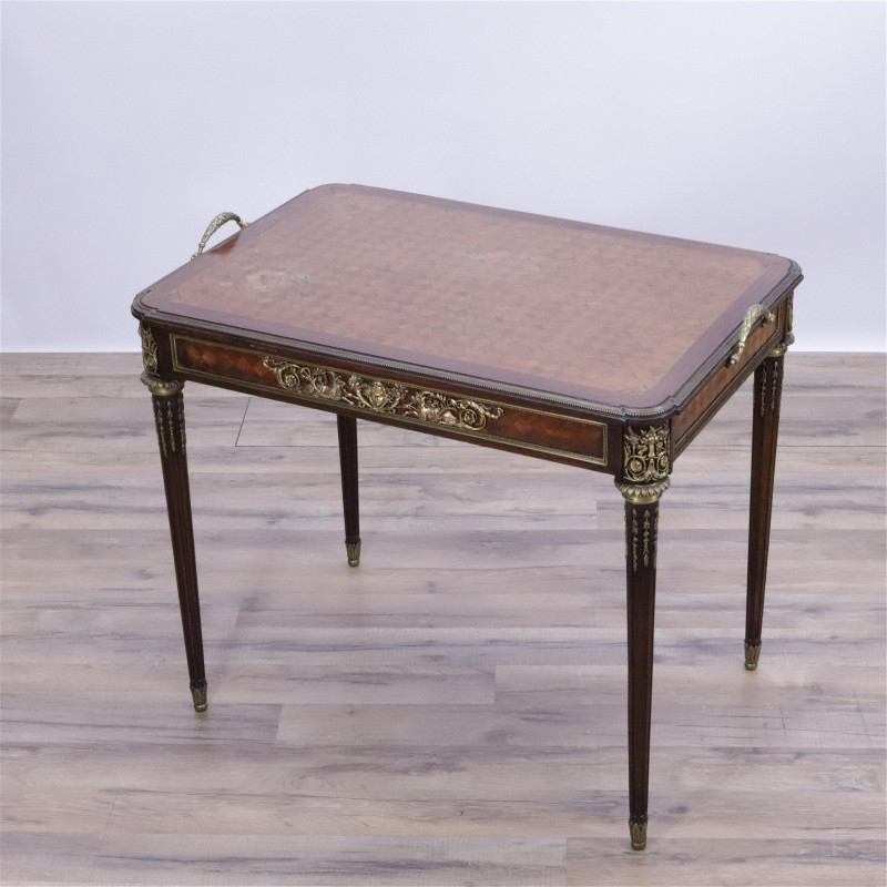 Louis XVI Style Mahogany Serving Table, A. Hugnet