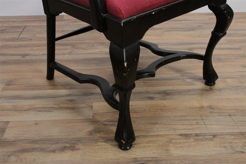 Set of 6 Queen Anne Style Dining Chairs