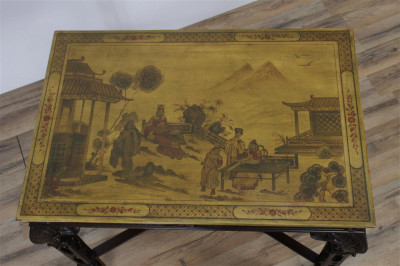 George III Style Chinoiserie Decorated Table
