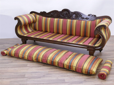 Regency Style Mahogany Sofa