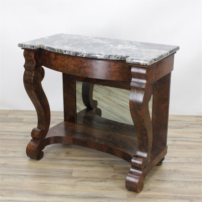 Image for Lot American Classical Mahogany Console, 19th C