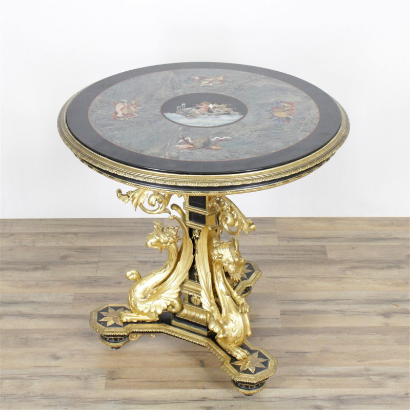Renaissance Revival Pietra-Dura Center Table