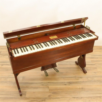 Muller Mahogany Portable Organ, 19th C