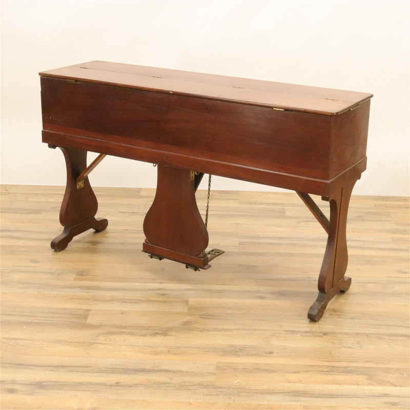 Muller Mahogany Portable Organ, 19th C