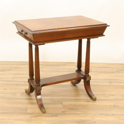 Image for Lot Grosfeld House Inlaid Rosewood Side Table