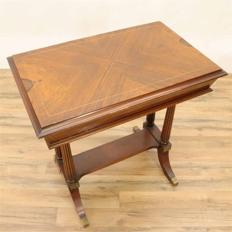 Grosfeld House Inlaid Rosewood Side Table