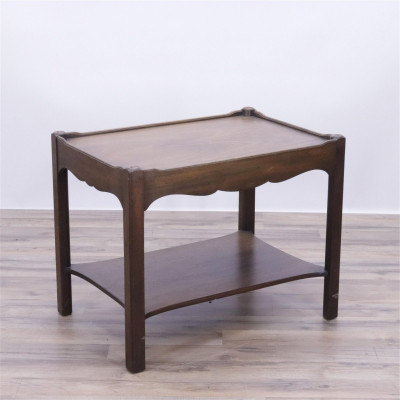 Image for Lot Kittinger George III Style Mahogany End Table