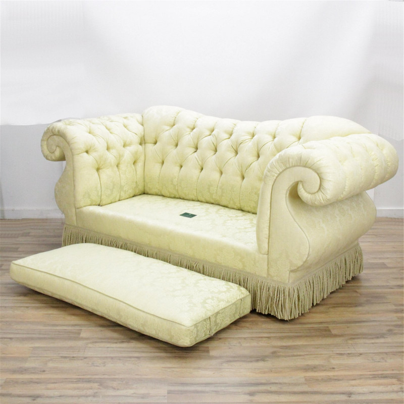 Victorian Style Upholstered Sofa