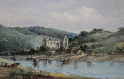 Image for Lot Attributed to Alfred Vickers - Tintern Abbey