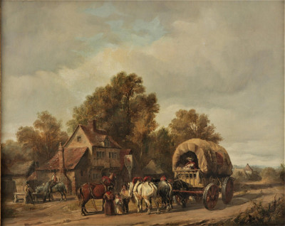 Image for Lot Attributed to John Dearman - Red Lion Inn