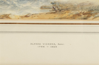 Alfred Vickers Sr. - Pair of Coastal Landscapes