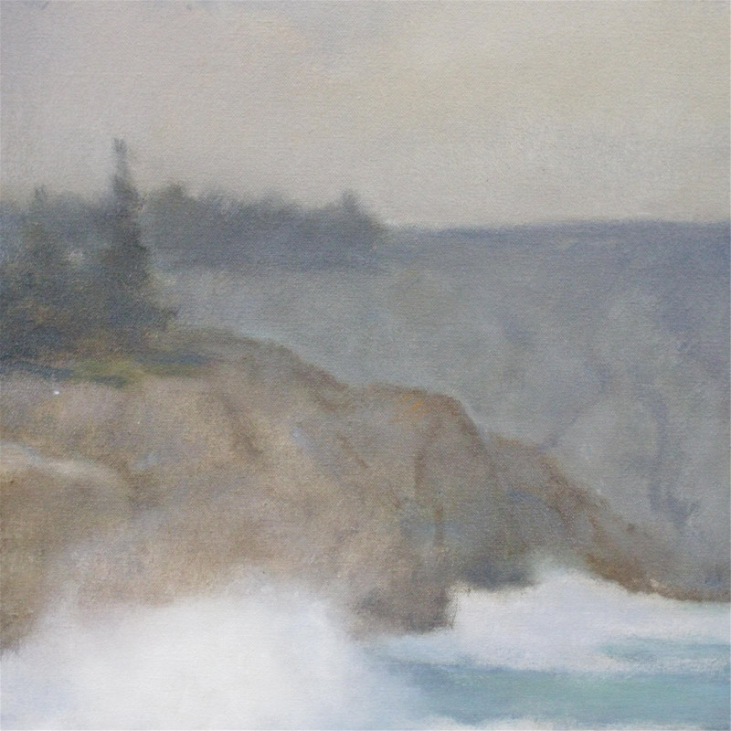 Harry Ballinger (Amer.1892-1993) Coastal Scene O/C