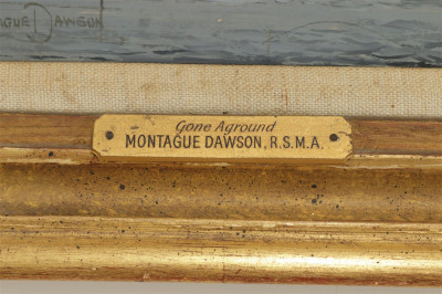 Montague Dawson - Gone Aground