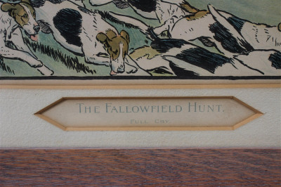 Cecil Aldin - The Fallowfield Hunt, Set of 4