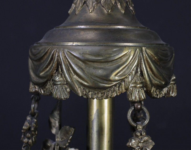 Louis XVI Style Bronze 6-Light Chandelier