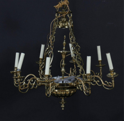 Image for Lot English Baroque Style Chandelier