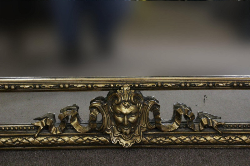 Neo-Classical Style Giltwood Pier Mirror