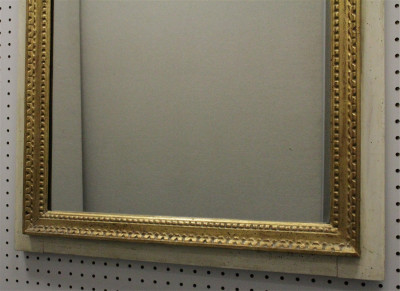 Louis XVI Style Parcel Gilt Trumeau Mirror