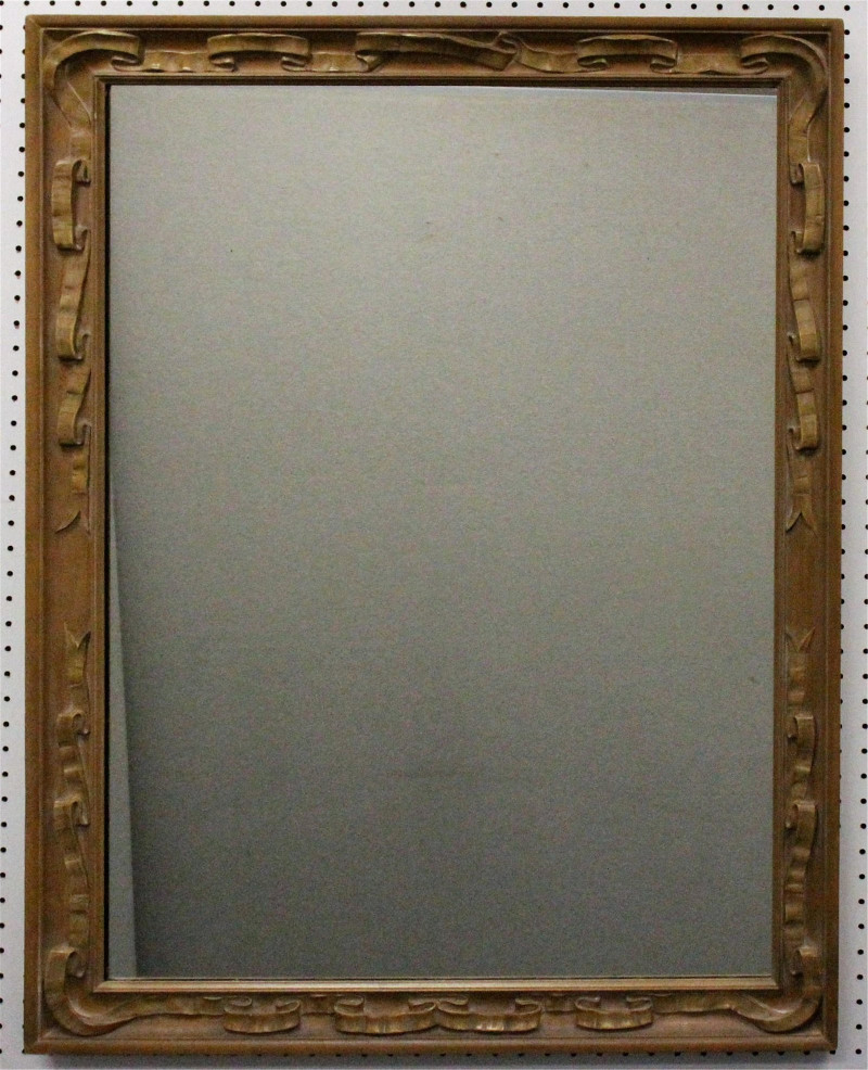 Classical Style Cherry Stained Mirror