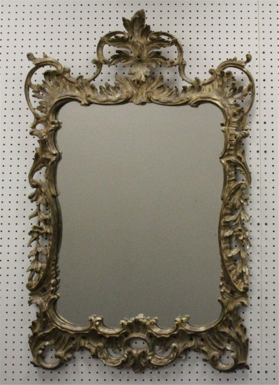 Image for Lot George III Style Silvered Mirror