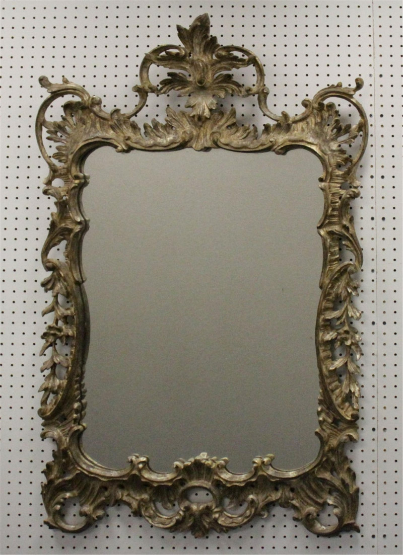 George III Style Silvered Mirror