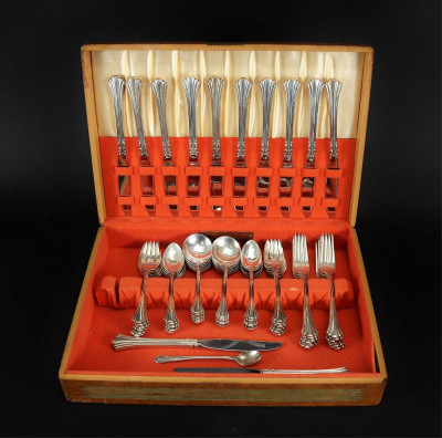 Image for Lot Reed & Barton "18C" Sterling Silver Flatware