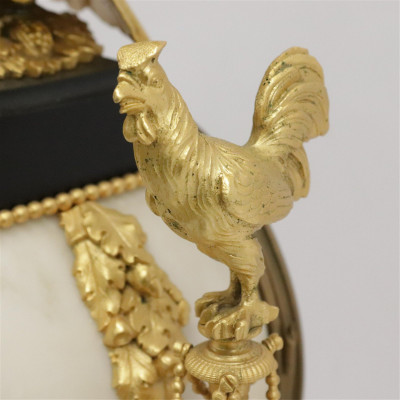 Andre Goret, Louis XV Marble Mantle Clock