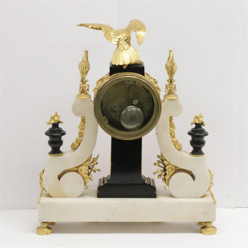 Andre Goret, Louis XV Marble Mantle Clock