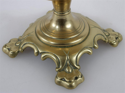 Pair of Classical Style Brass Urns