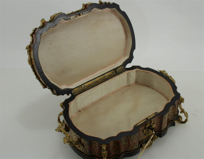 Napoleon III Style Boulle Jewelry Casket