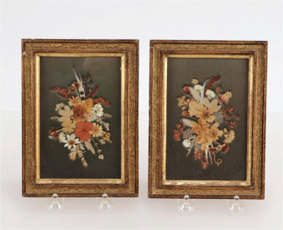 Image for Lot Pressed Wildflower Miniatures, 20th C