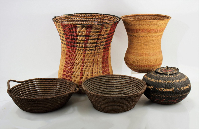 Group of South American Baskets