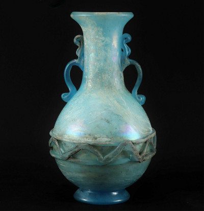 Image for Lot Murano Glass Grecian Style Vase