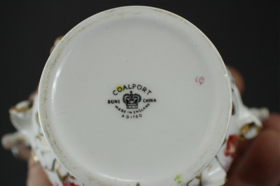 English Porcelain Urns & Trays