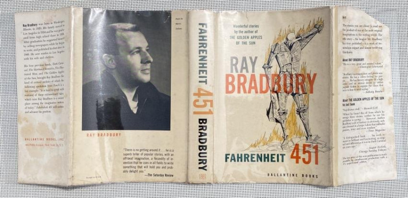 Bradbury 451 asbestos issue #4 of 200 signed + dj