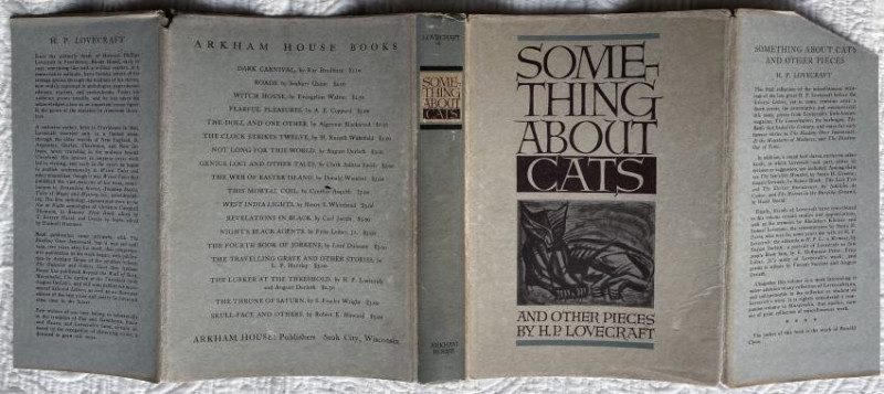 Lovecraft Something about Cats 1949 Arkham 1st