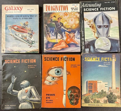 Lot of Early Science Fiction Magazines 1940s & 50s