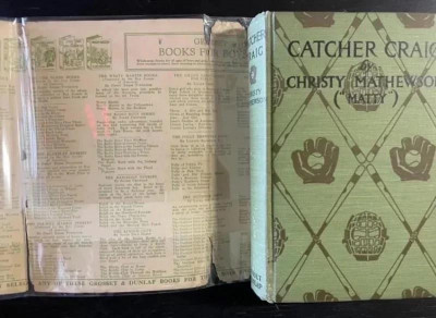 2 books by early BASEBALL PLAYER TURNED AUTHOR