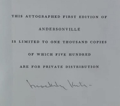 Image for Lot KANTOR Andersonville Limited & signed