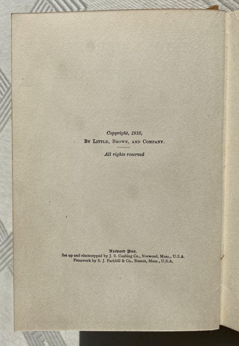 Dr. Eastman 'Ohiyesa' inscribed work, 1918