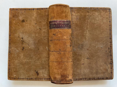 Image for Lot 1813 American Dictionary bound in suede