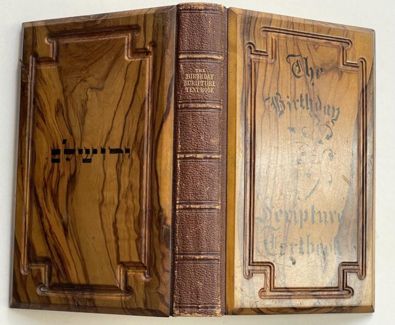 1881 Jerusalem tourist gift Birthday Scripture