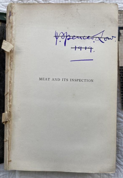 Litteljohn on Meat - author's copy with additions
