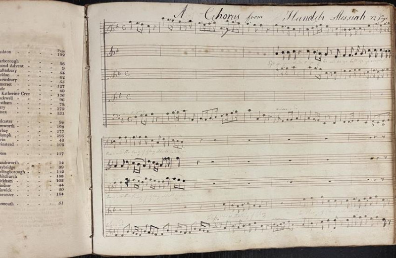 1809 American Music Subscriber's copy w/ MS pages