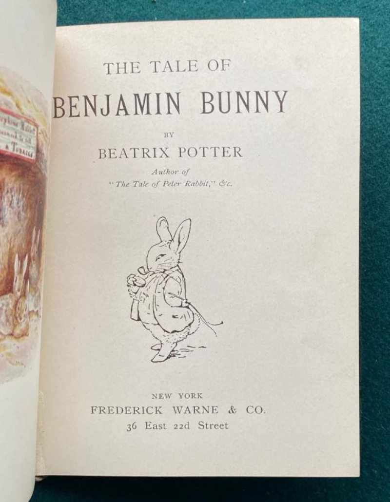 4 pre-1910 U.S. published Beatrix Potter books