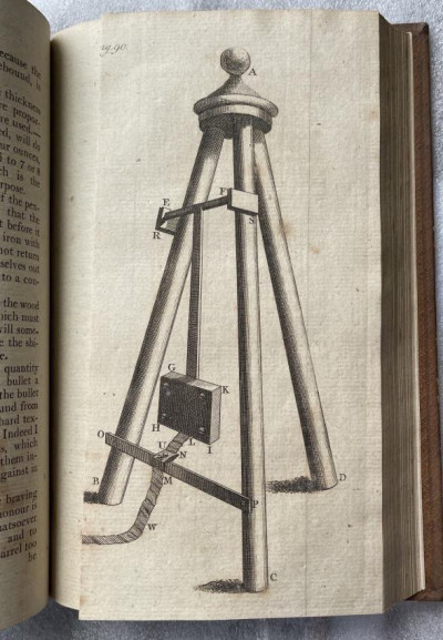 Image for Lot 1805 military gun book, fine binding