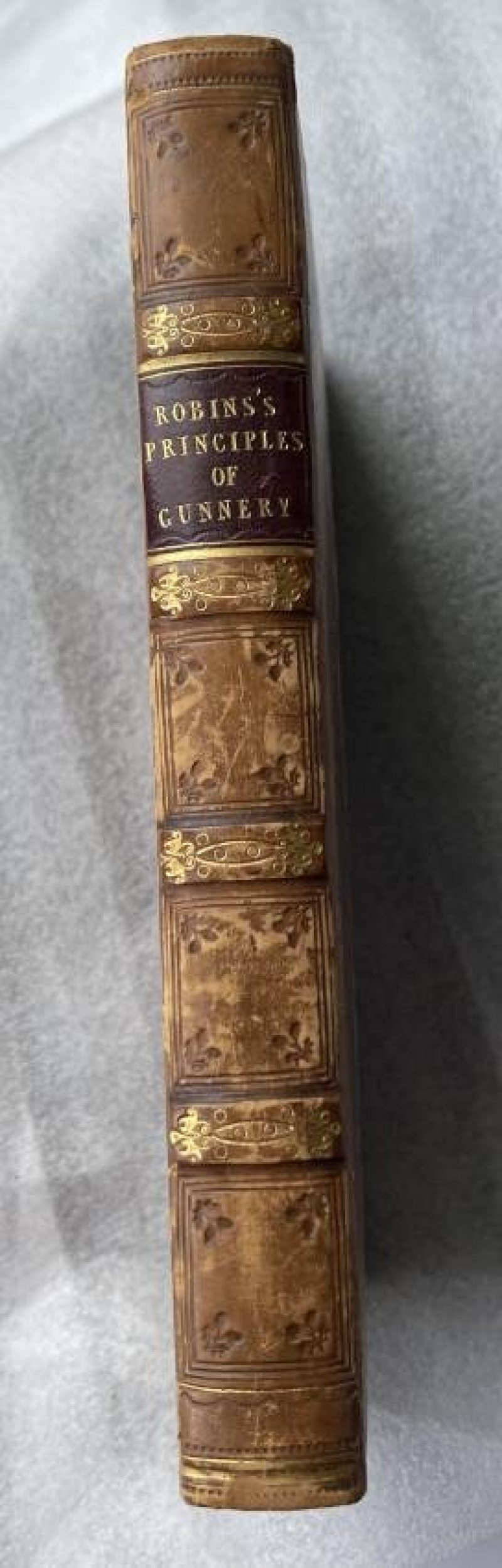 1805 military gun book, fine binding