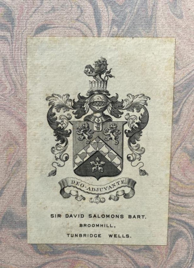 Sir David Salomons picture collection catalogue
